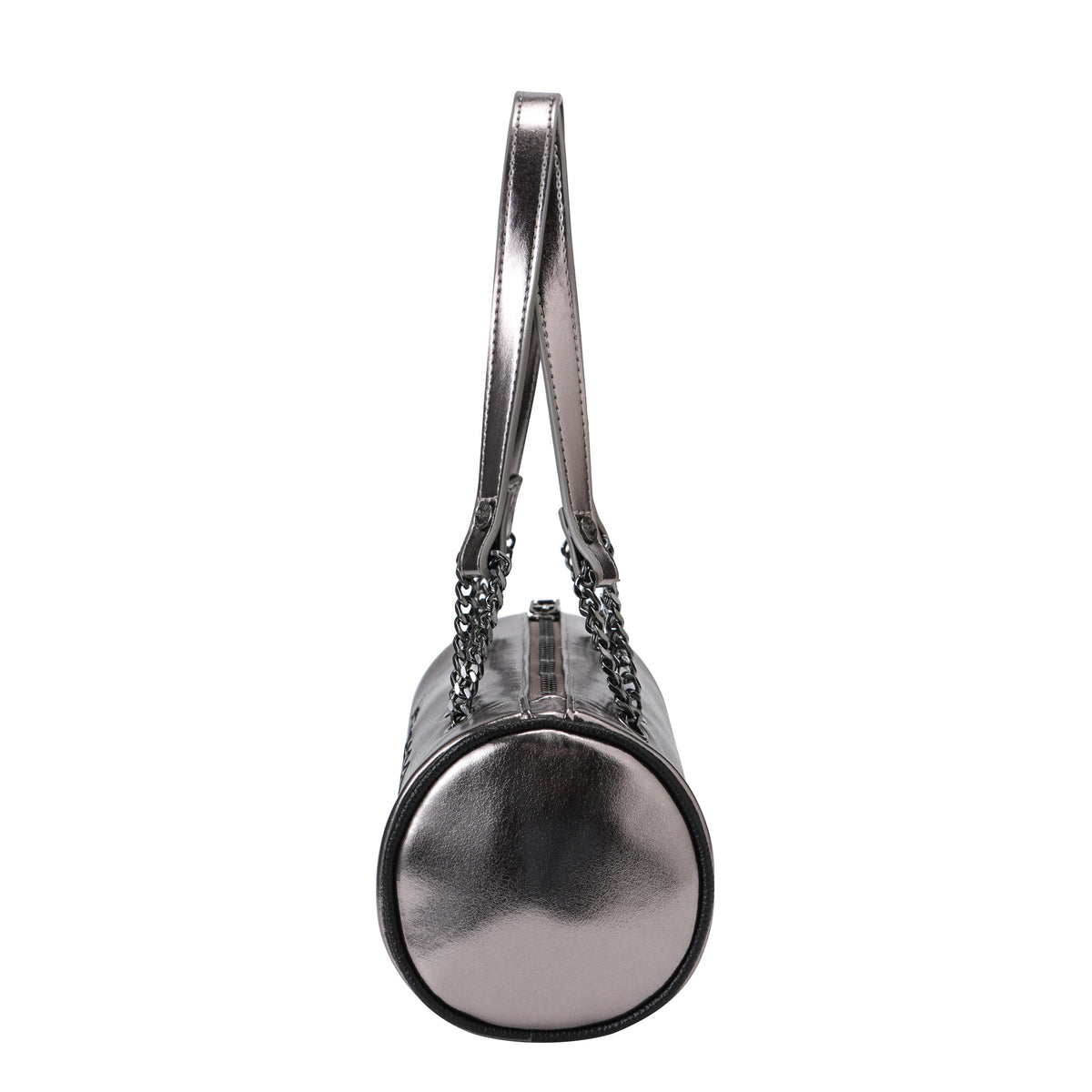 Barrel Bag -Brown Metallic