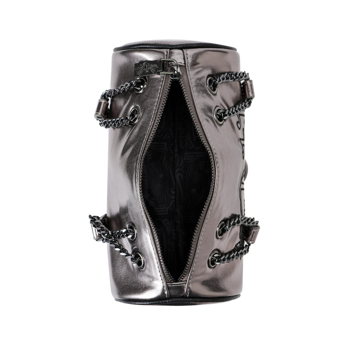 Barrel Bag -Brown Metallic