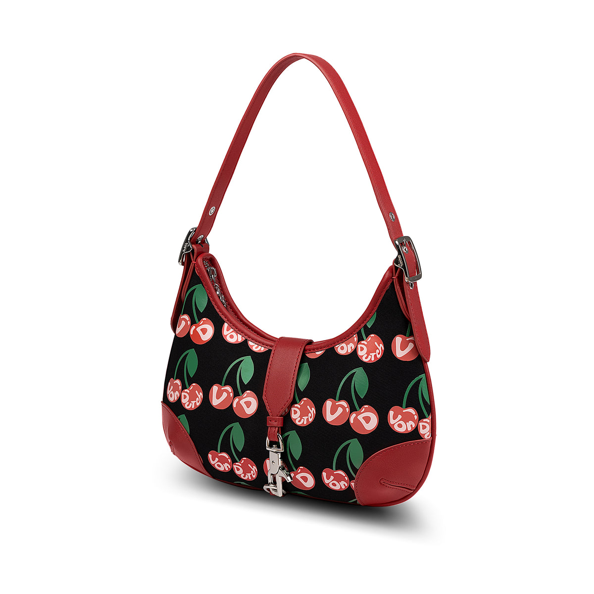 BELLA SHOULDER BAG -BLACK CHERRY