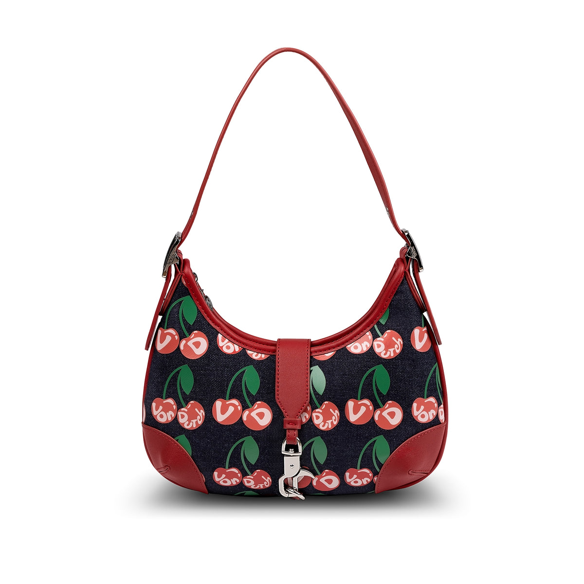 BELLA SHOULDER BAG -DENIM CHERRY