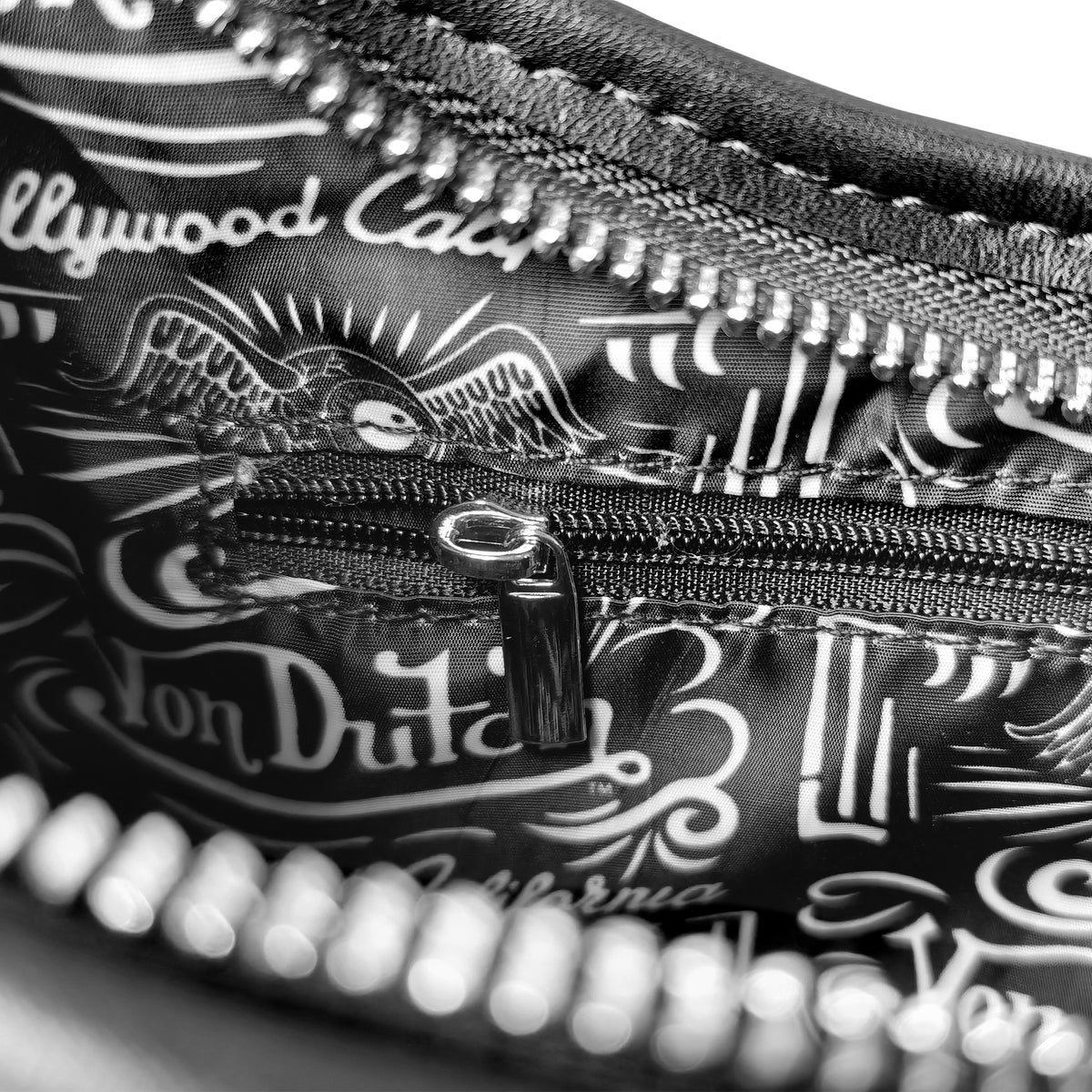 BELLA SHOULDER BAG -BLACK RHINESTONE