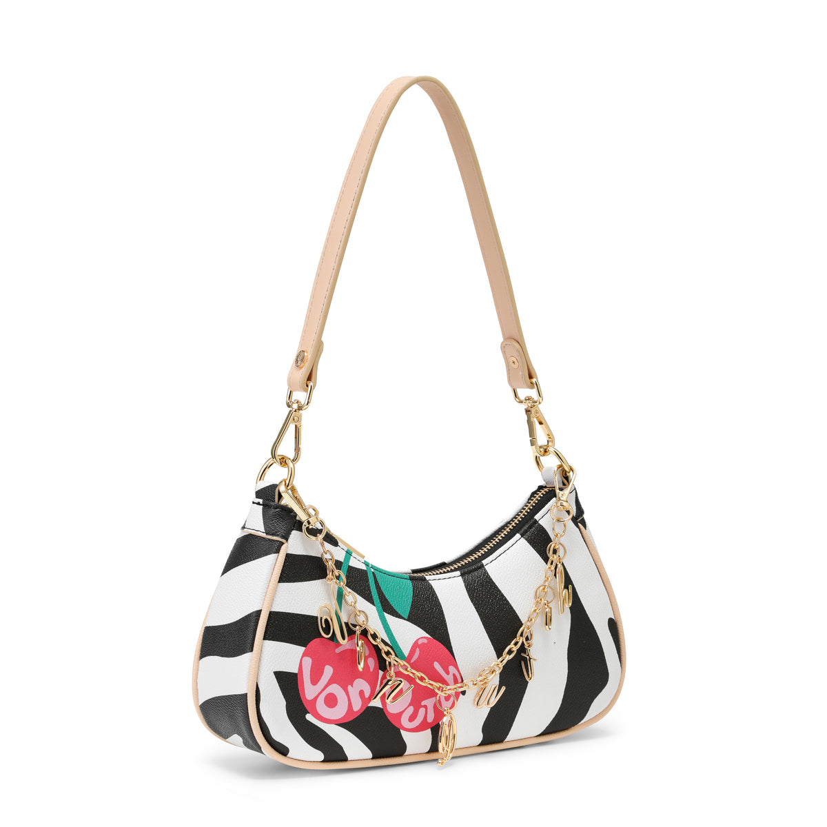 Cherry Zebra Shoulder Bag