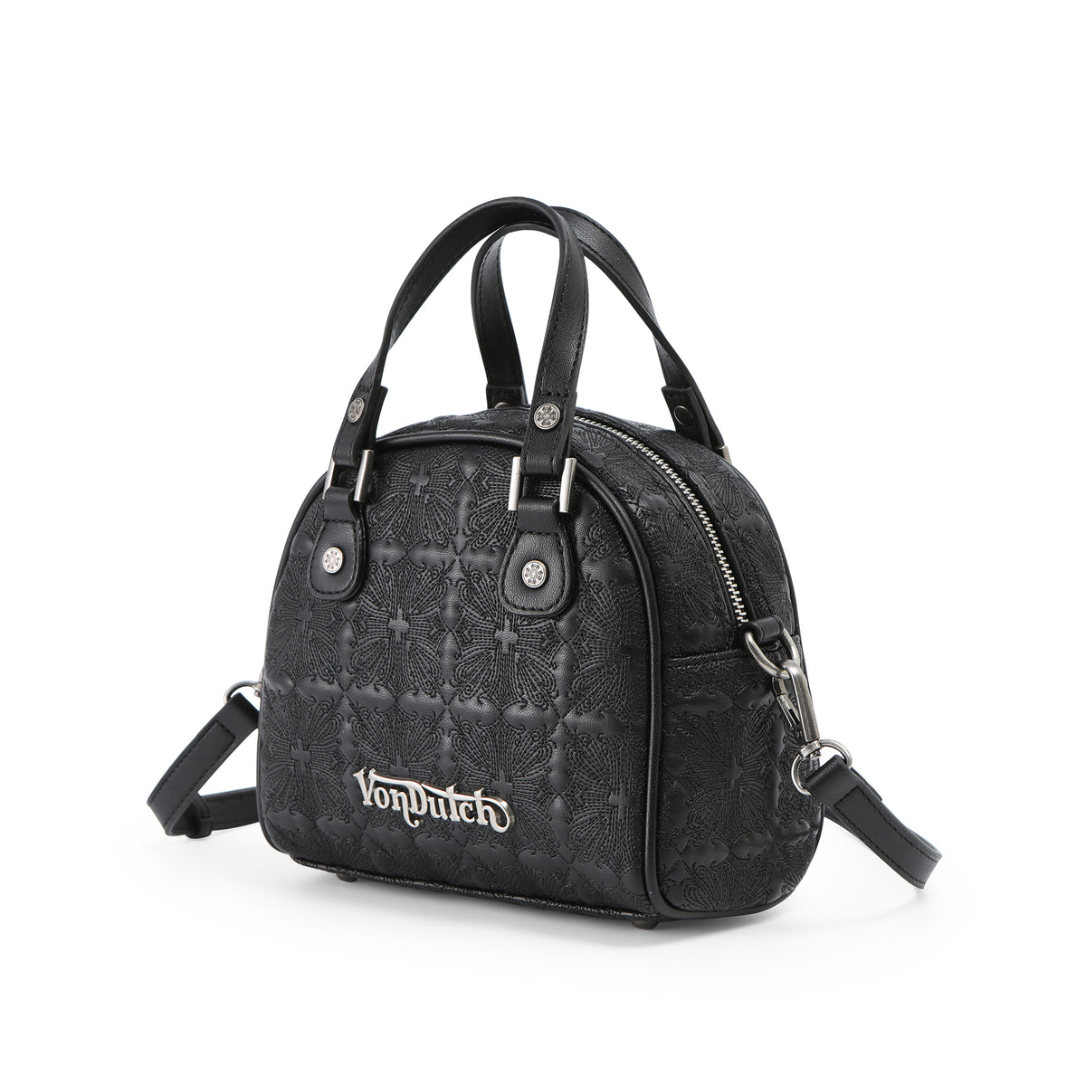 Embroidered Chopper Bowling Bag