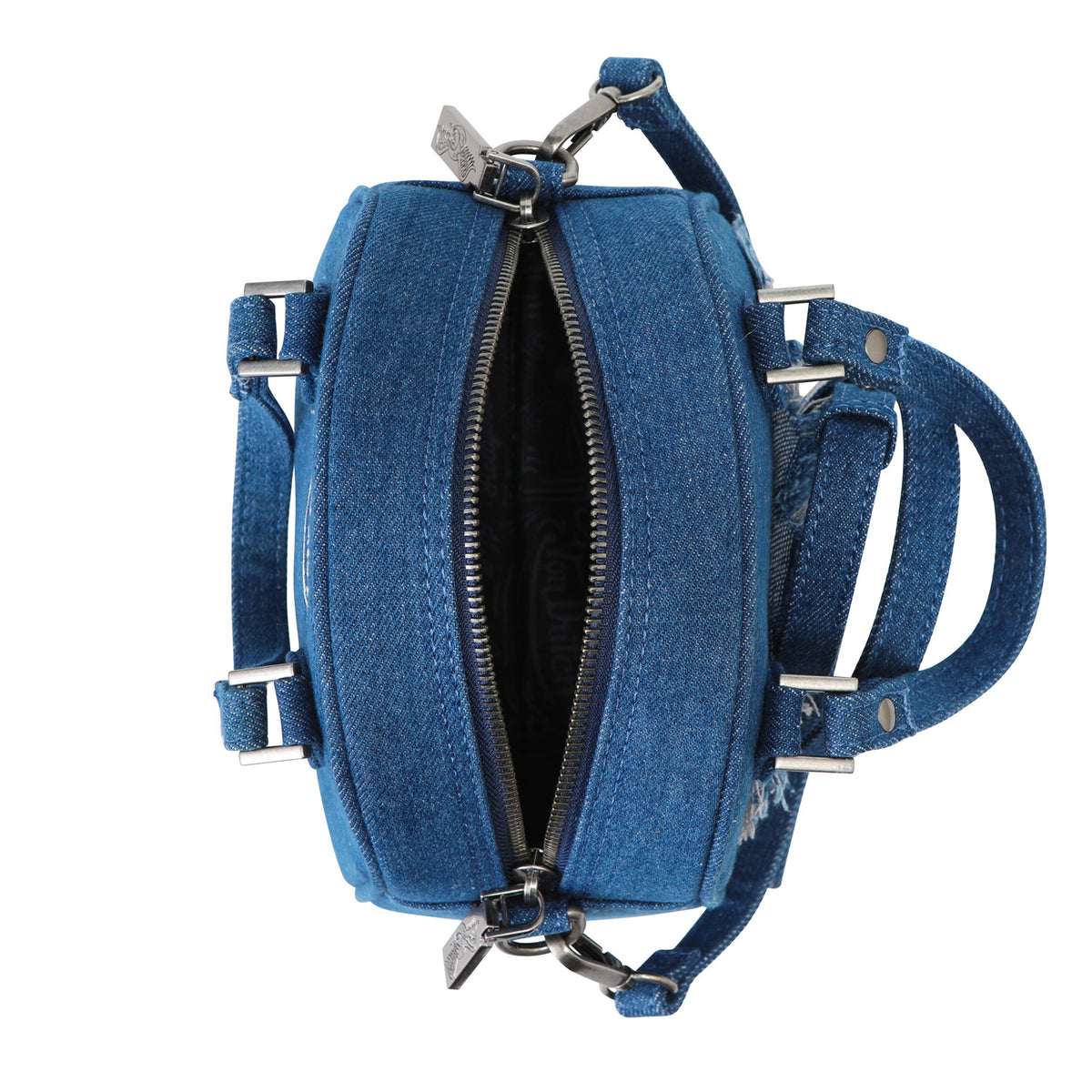 Denim Patch Bowling Bag