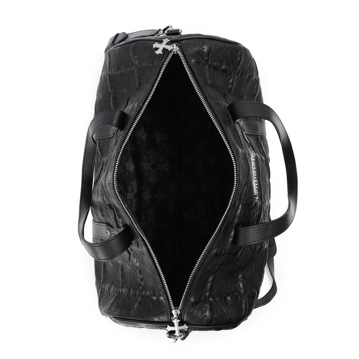 Embroidered Chopper Duffle Bag