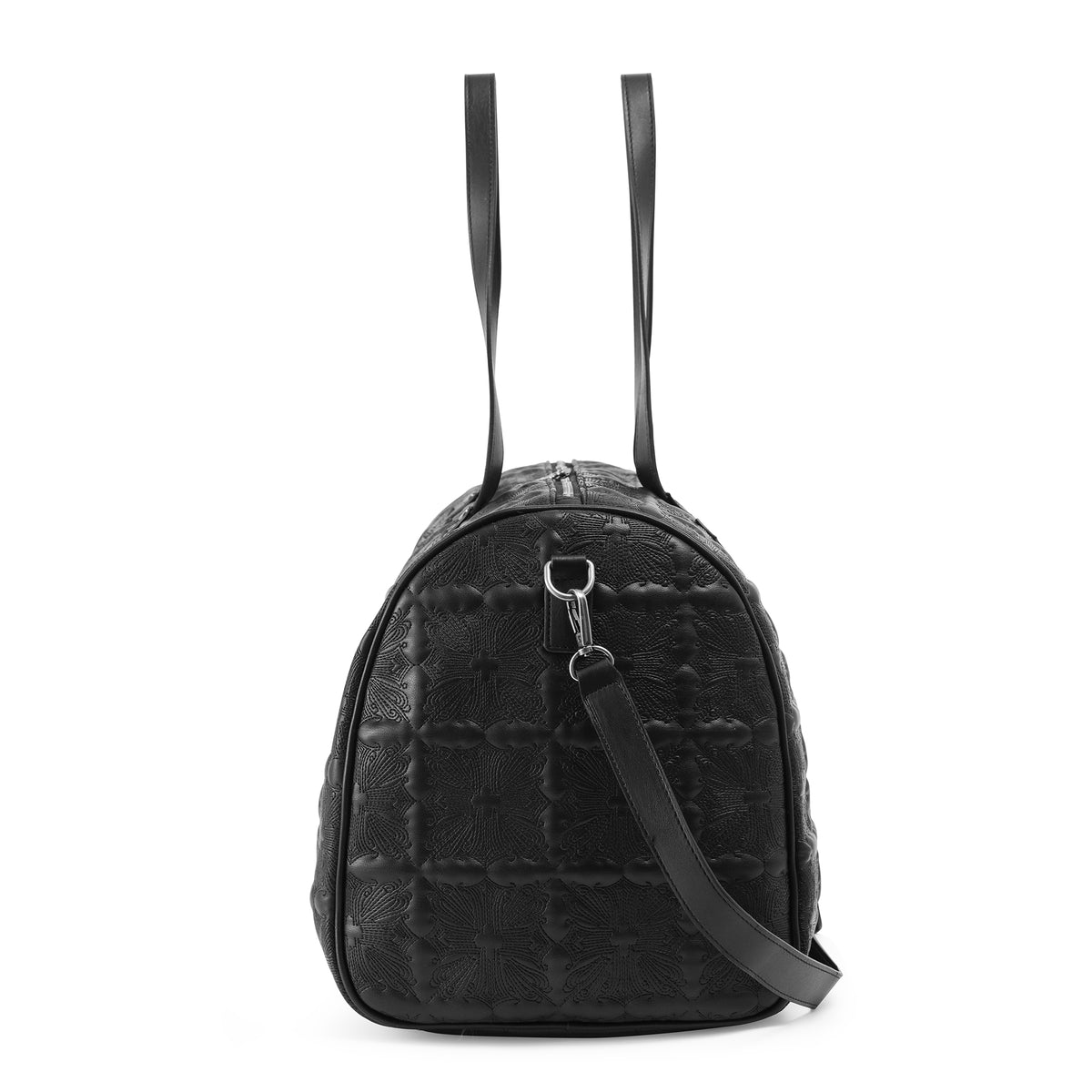 Embroidered Chopper Duffle Bag
