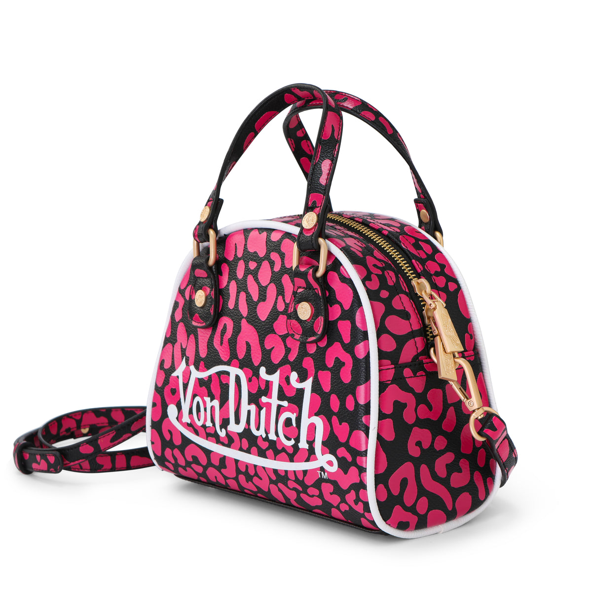 Cheetah Hot Pink Bowling Bag