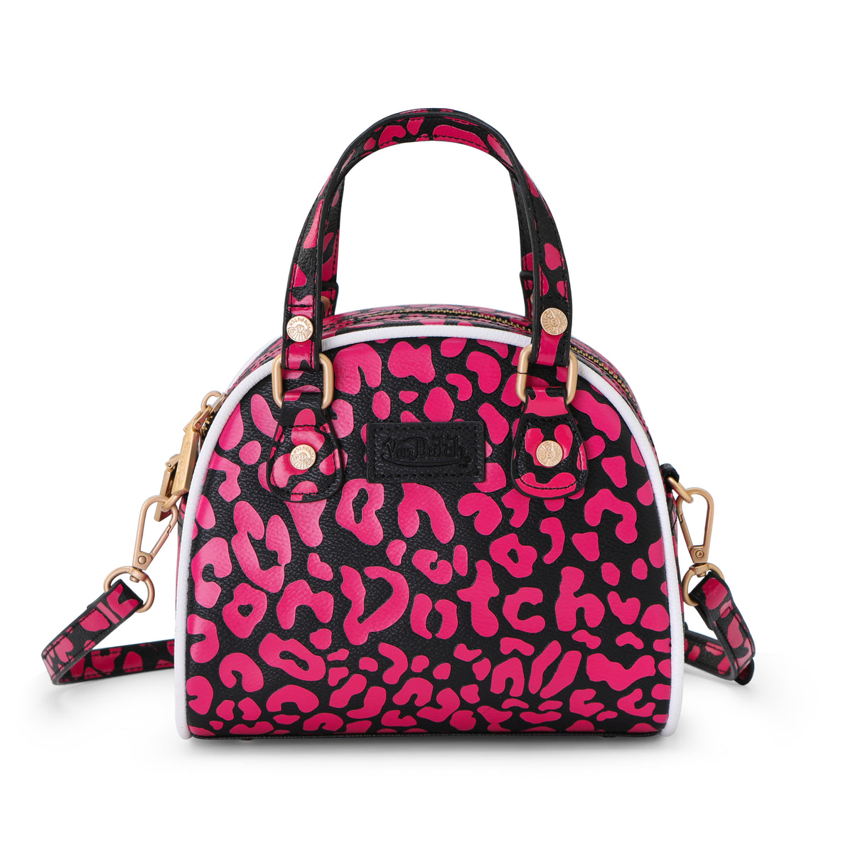 Cheetah Hot Pink Bowling Bag