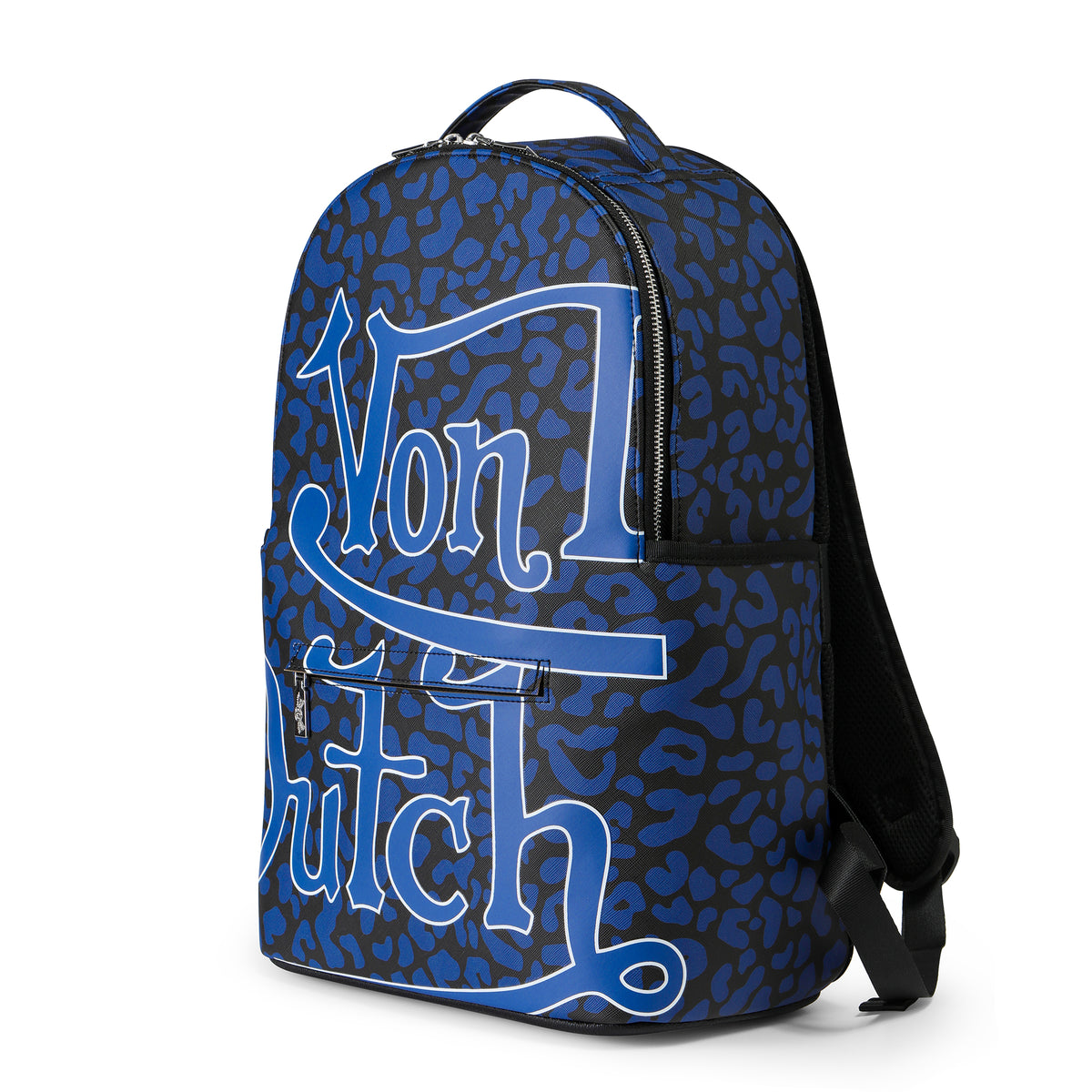 Large Sized Blue Cheetah Backpack