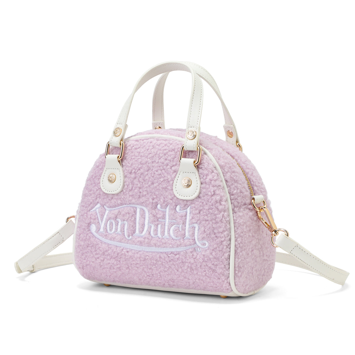 Lilac Sherpa Bowling Bag