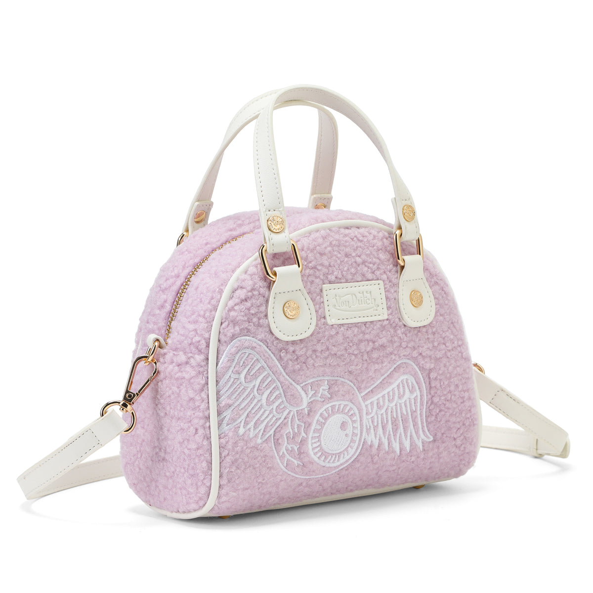 Lilac Sherpa Bowling Bag