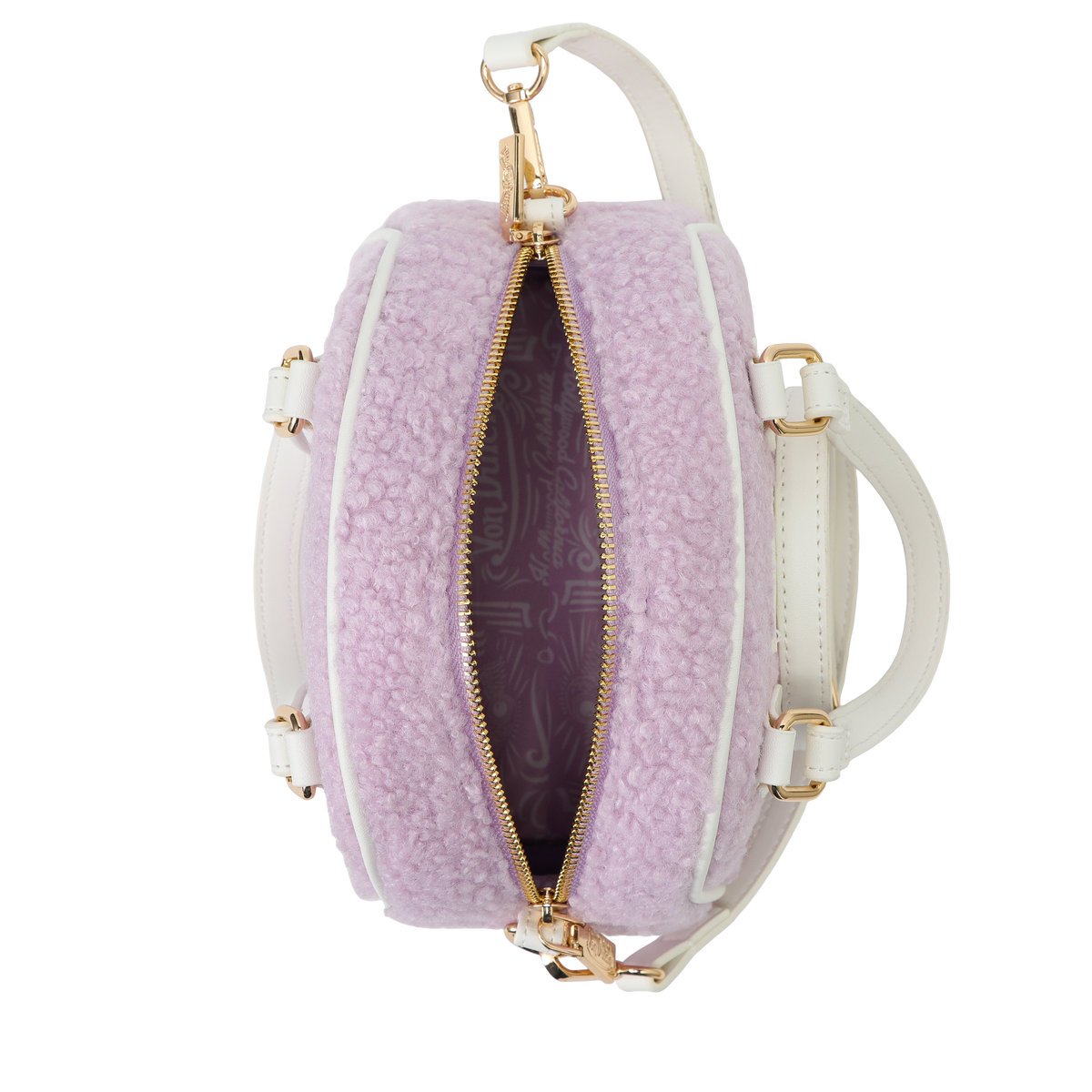 Lilac Sherpa Bowling Bag
