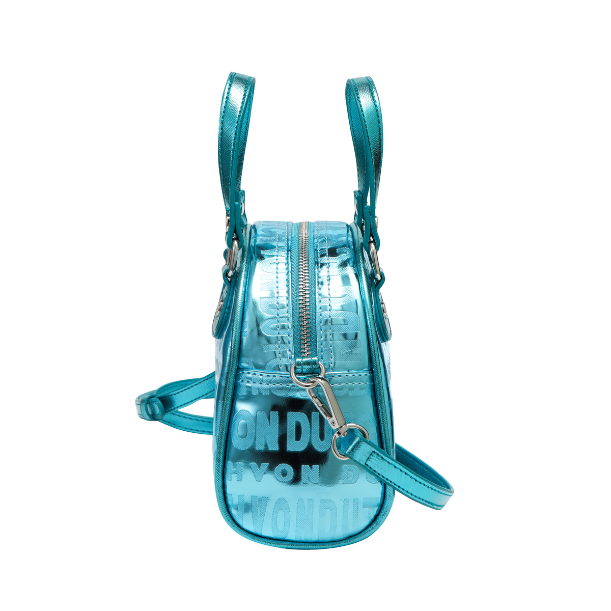 Metallic Blue Reflective Bowling Bag