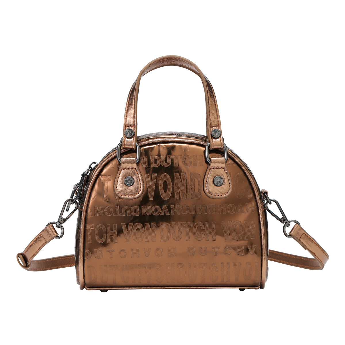 Metallic Brown Reflective Bowling Bag