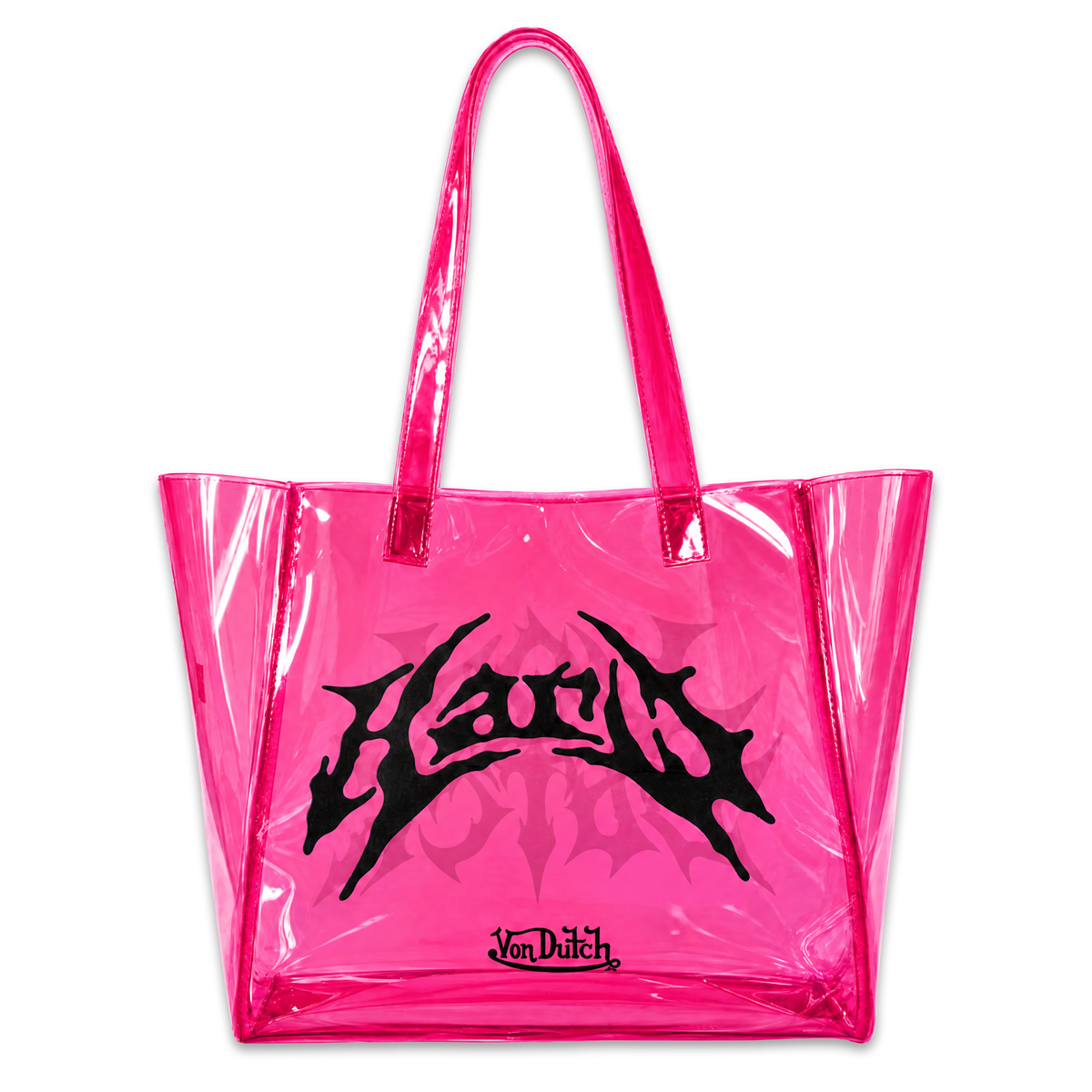 NEON PINK MARKET TOTE