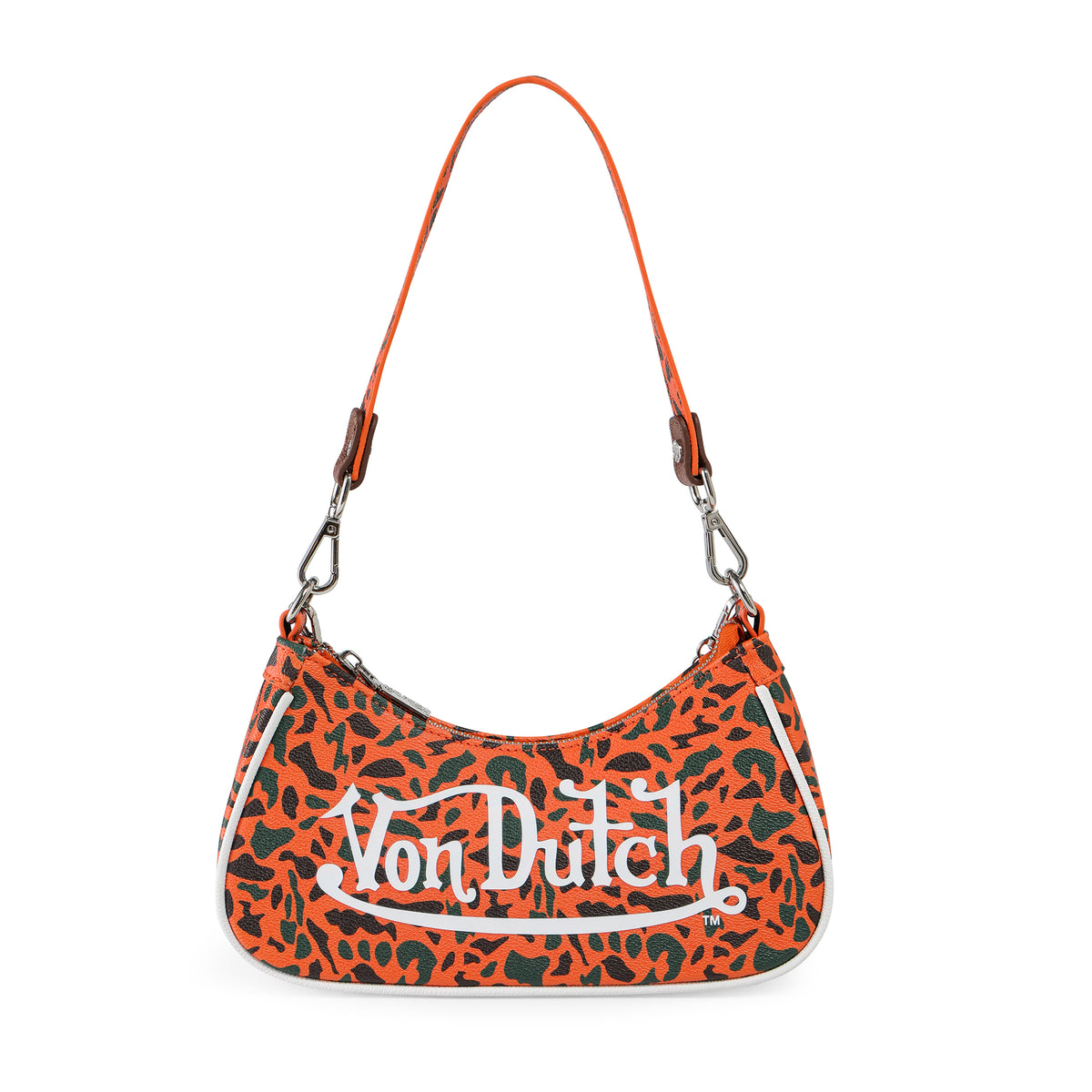 Orange 242 Camo Shoulder Bag