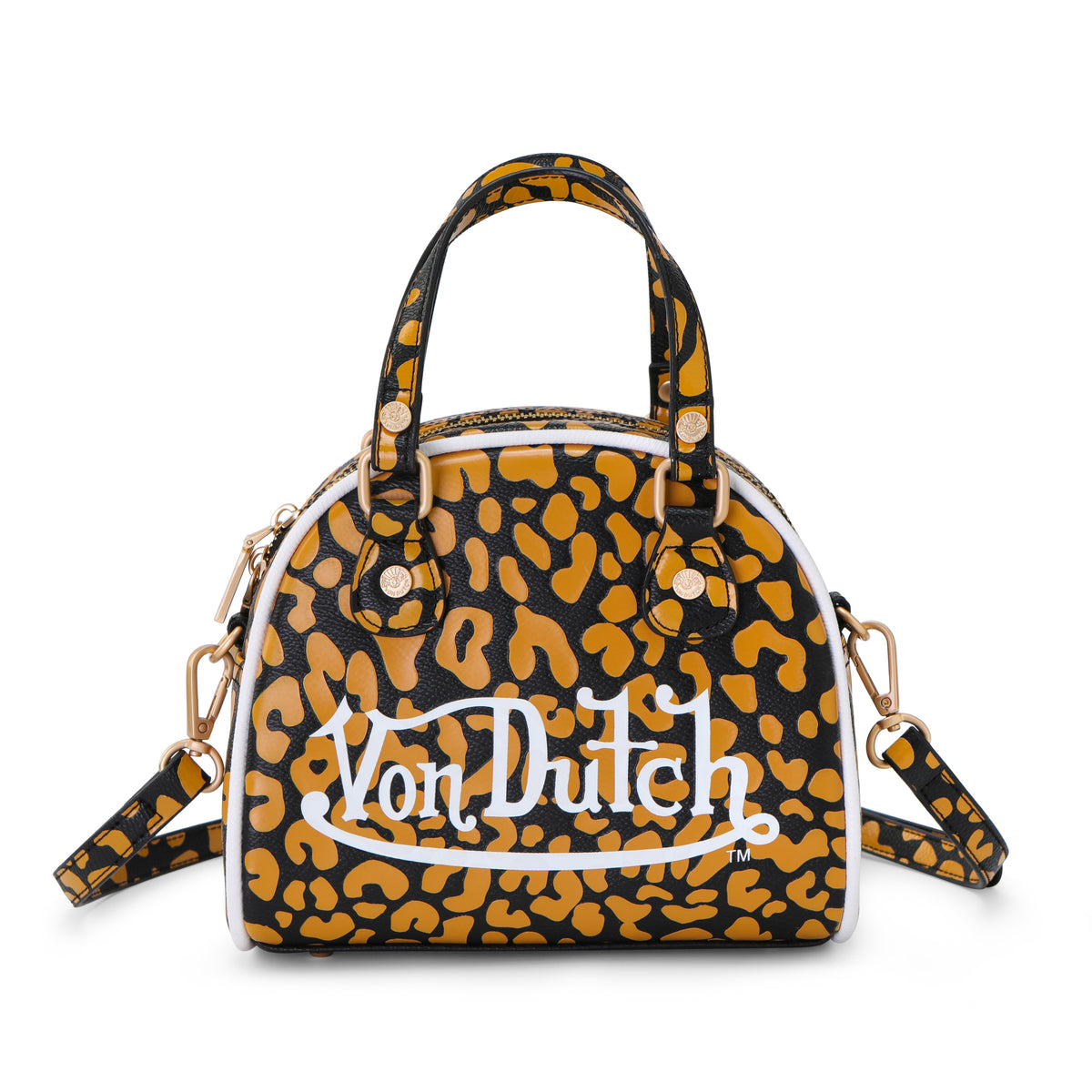 Cheetah Orange Bowling Bag