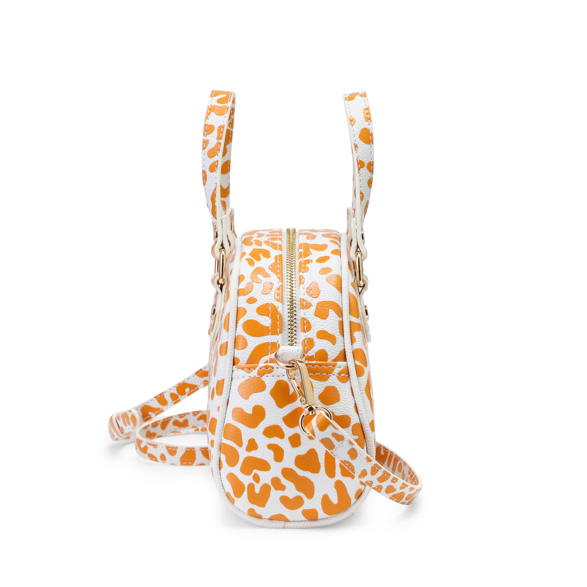 Orange & White Cheetah Bowling Bag