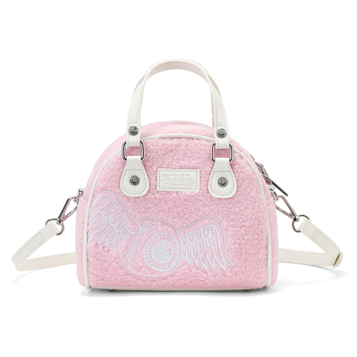Pink Sherpa Bowling Bag