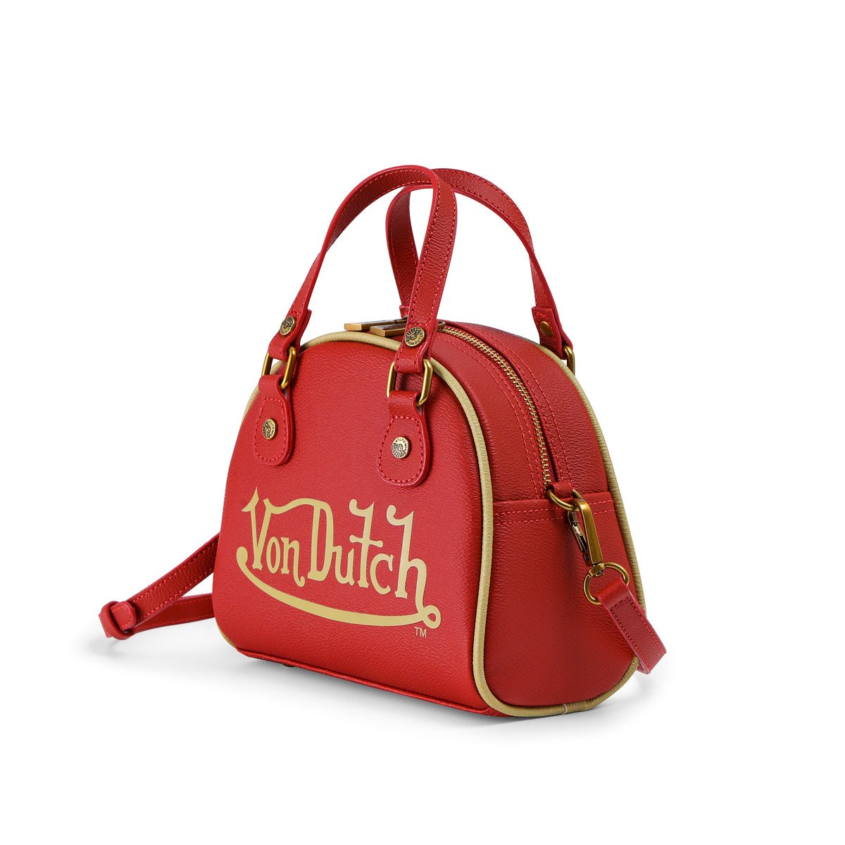 Red & Gold Two-Tone Bowling Bag
