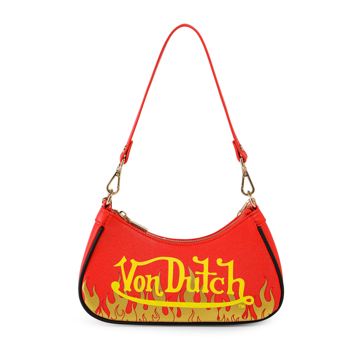 Red Flames Shoulder Bag