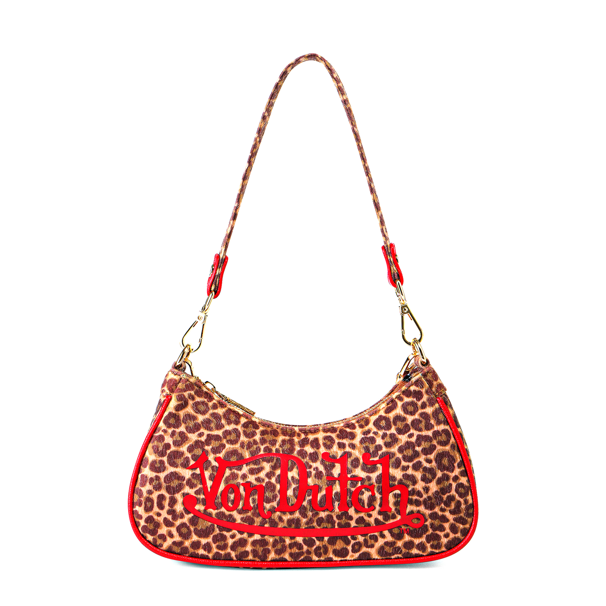 Red Leopard Shoulder Bag