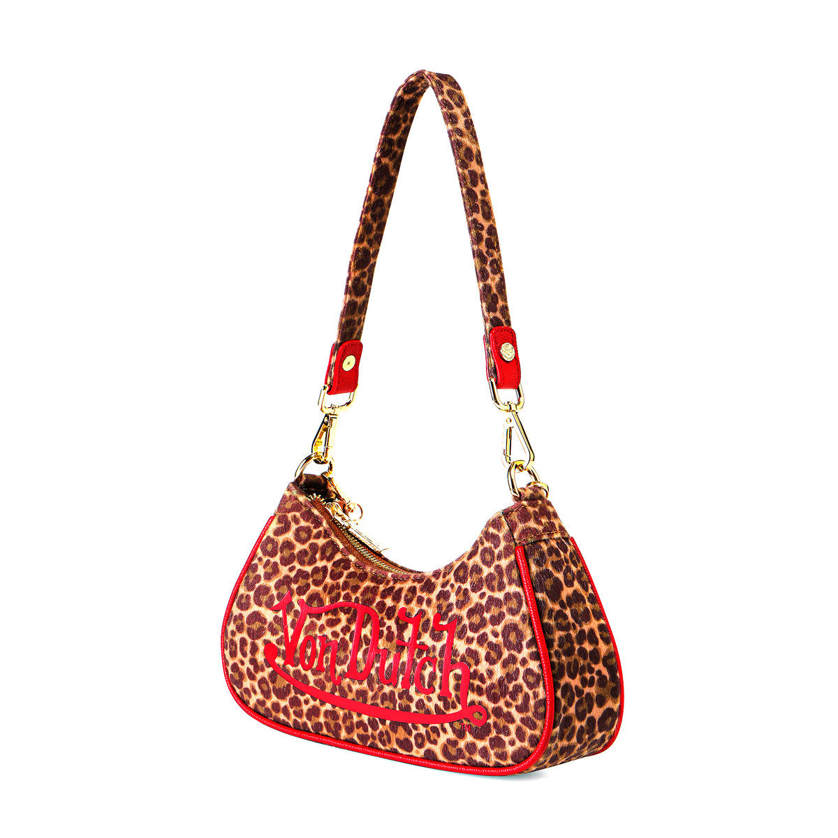 Red Leopard Shoulder Bag