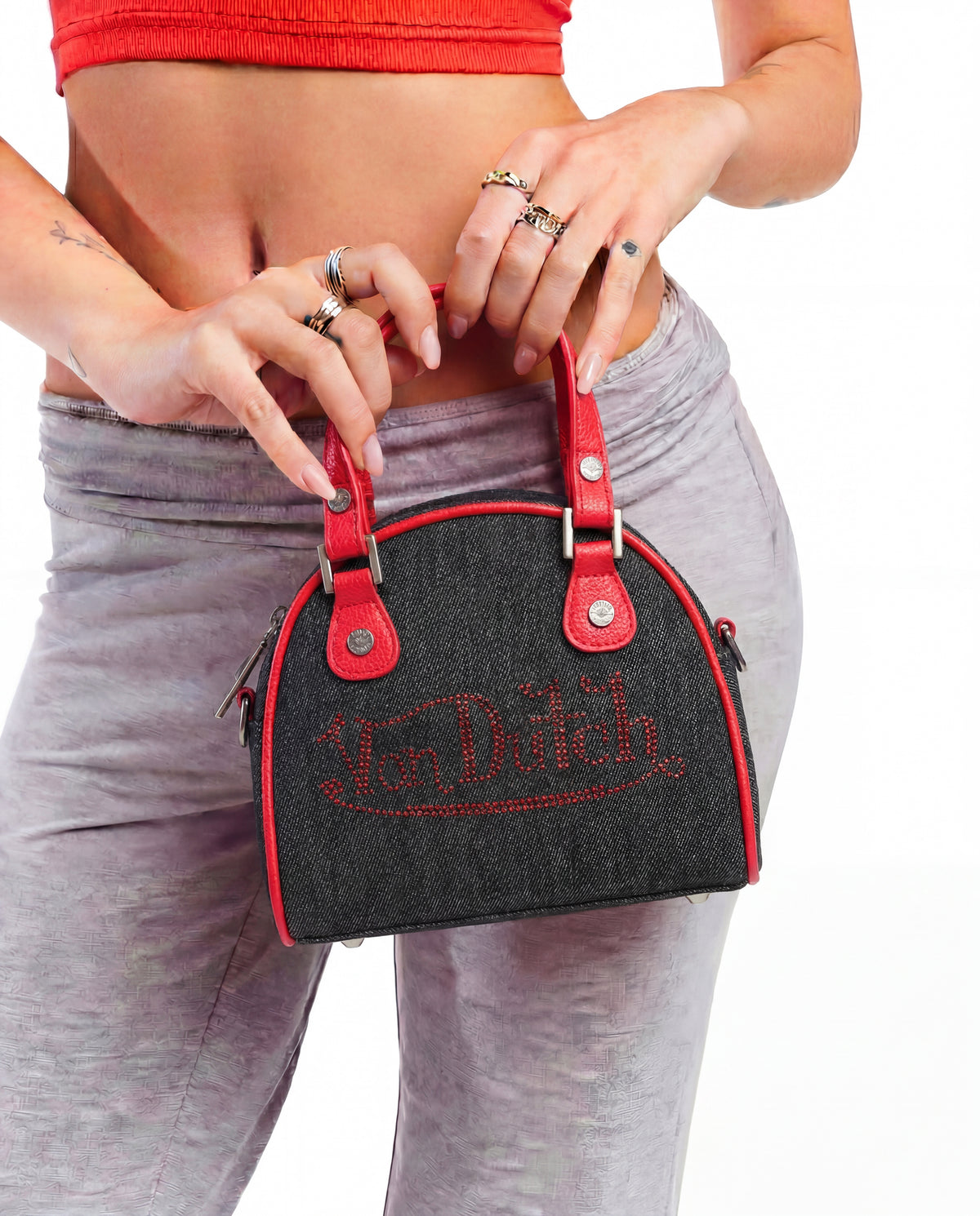Rhinestone Bowling Bag