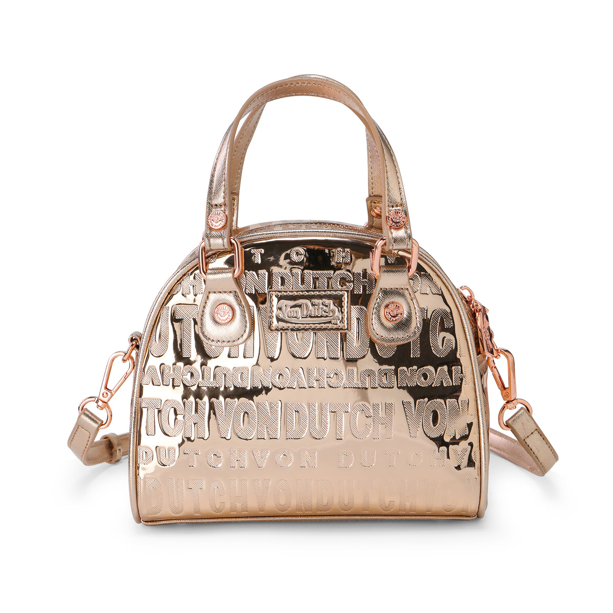 Rose Gold Reflective Bowling Bag