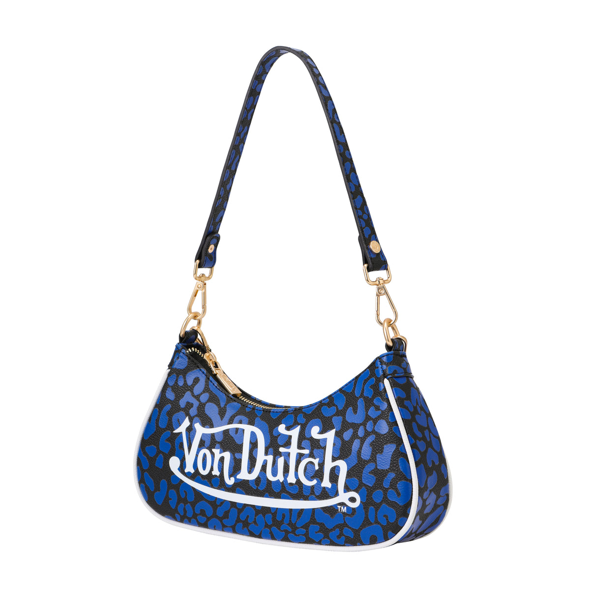 Blue Cheetah Shoulder Bag