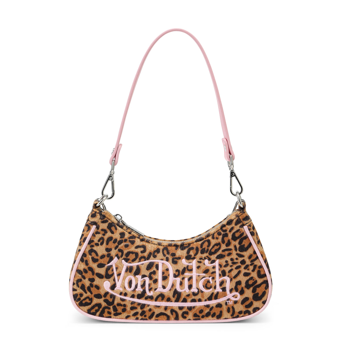 Pink Leopard Shoulder Bag
