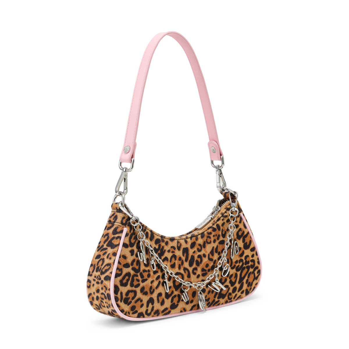 Pink Leopard Shoulder Bag