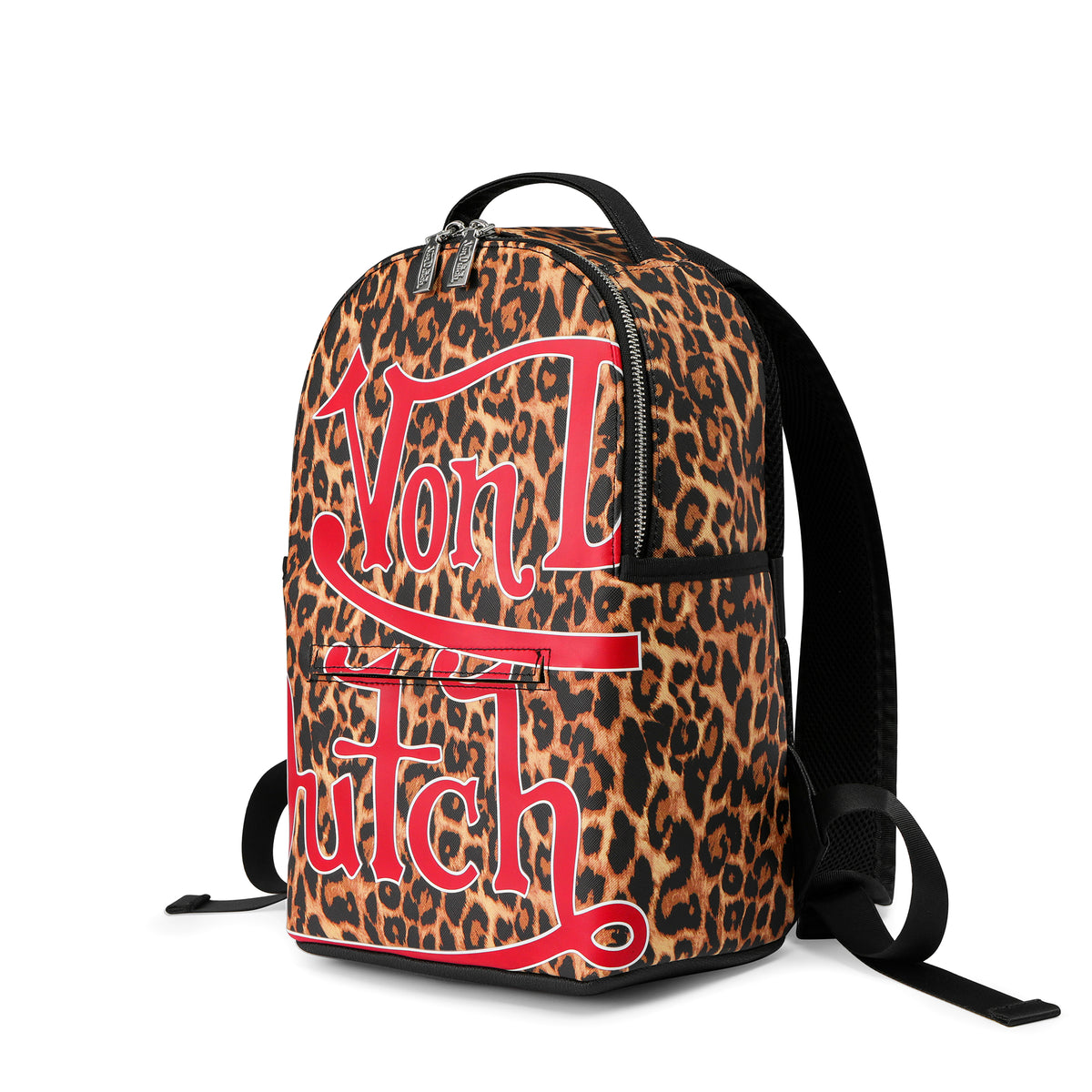 Small Sized Leopard Print Backpack
