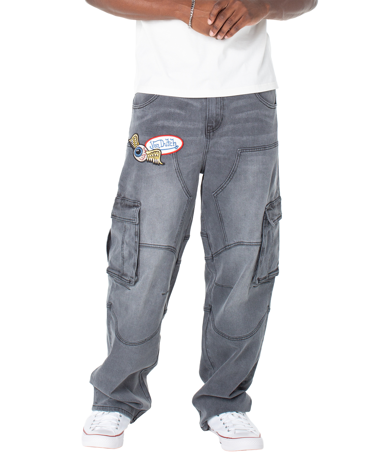 Men's Baggy Straight Carpenter Cargo Hunter Pant