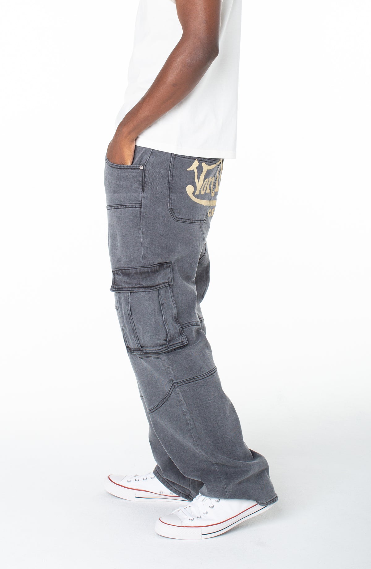 Men's Baggy Straight Carpenter Cargo Hunter Pant