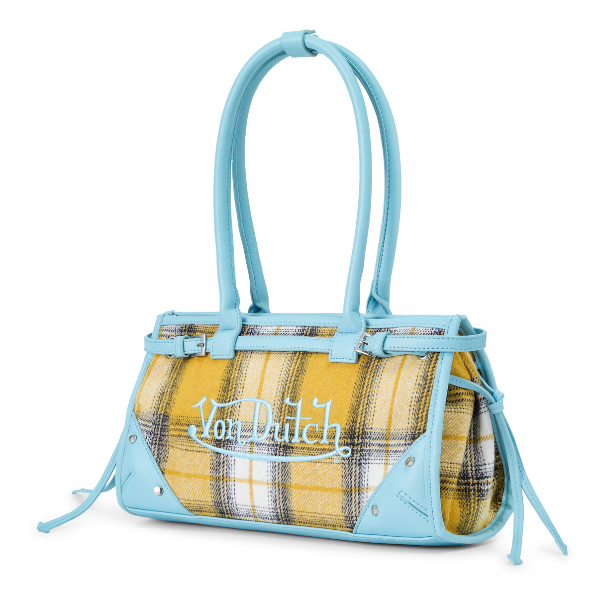 Lane Shoulder Bag-Plaid