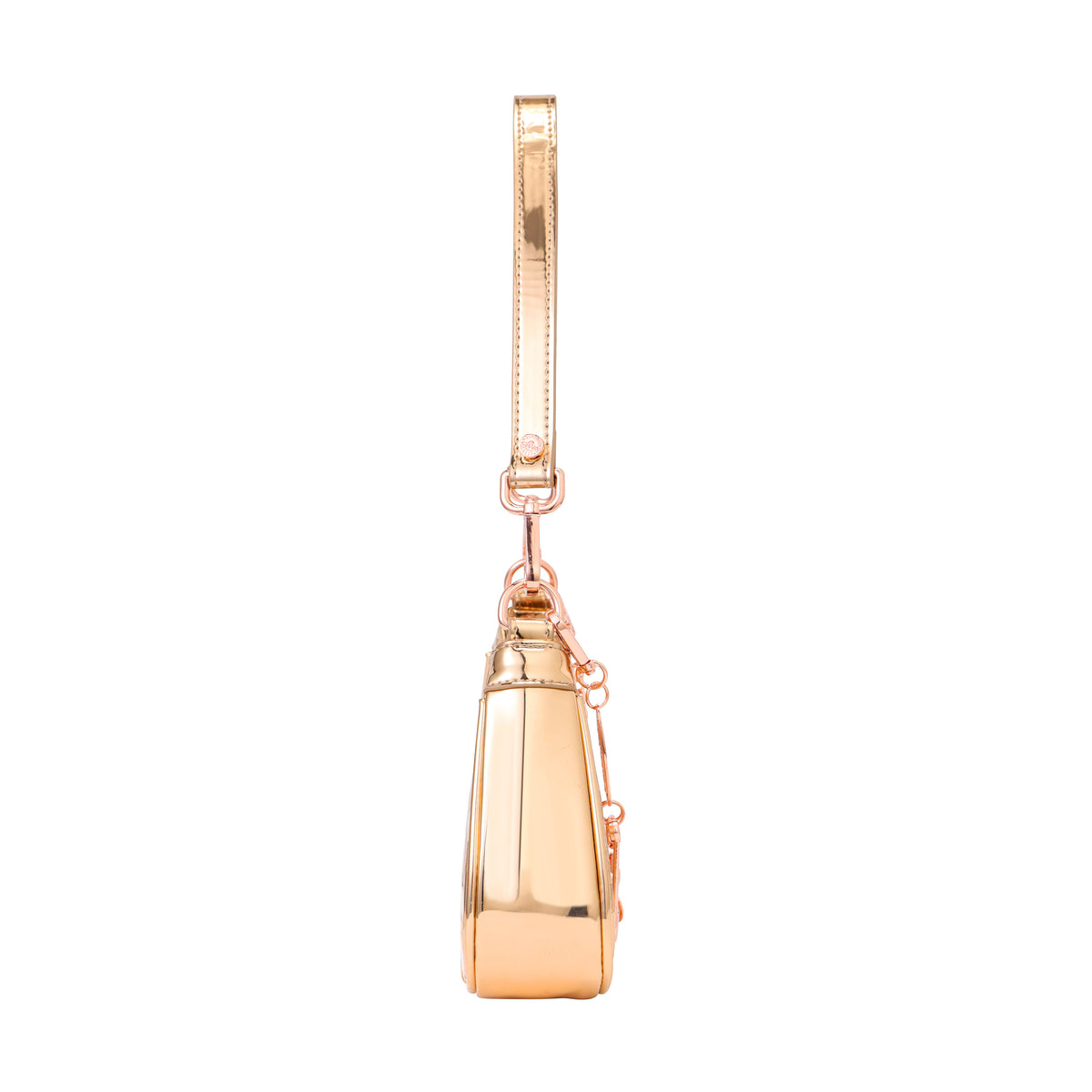 Rose Gold Reflective Shoulder Bag