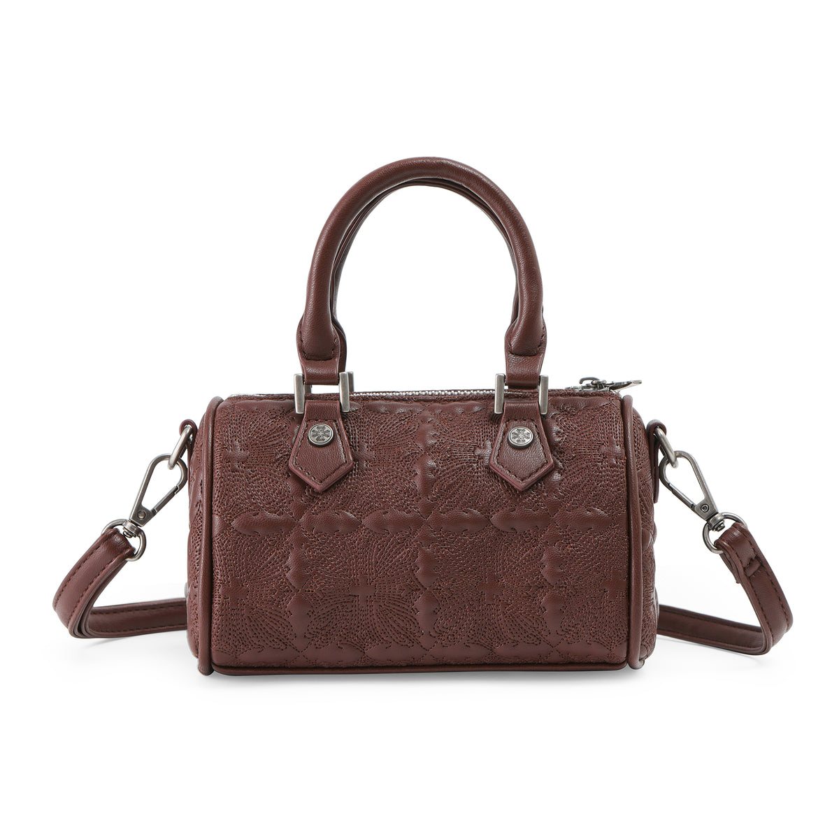 Embroidered Chopper Hanna Bag