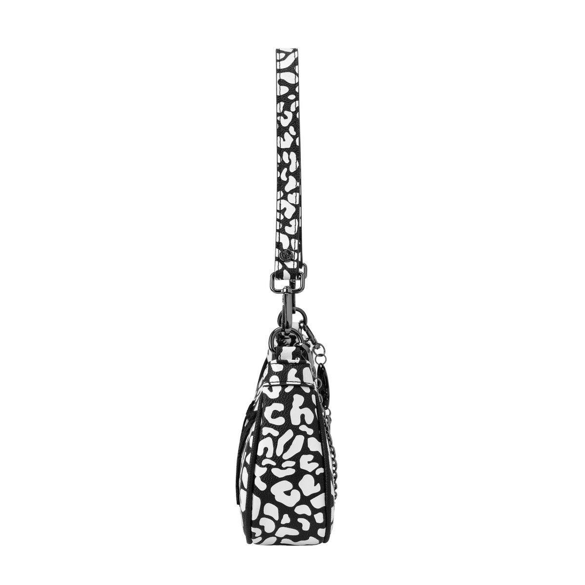 White Cheetah Shoulder Bag