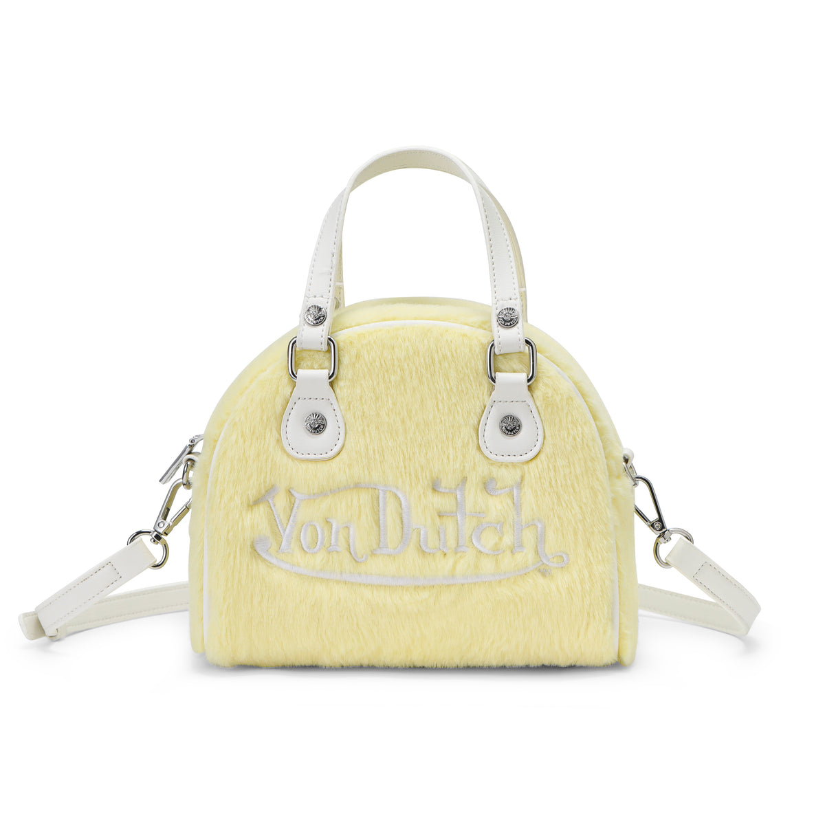 Yellow Furry Bowling Bag