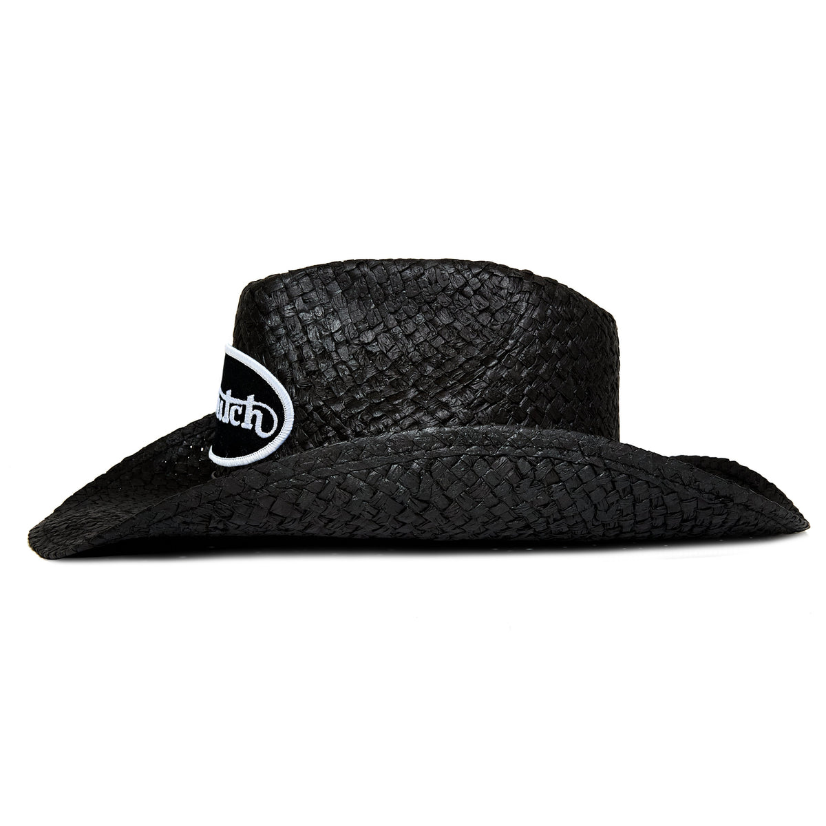 Black & White Vintage Ranch Cowboy Hat