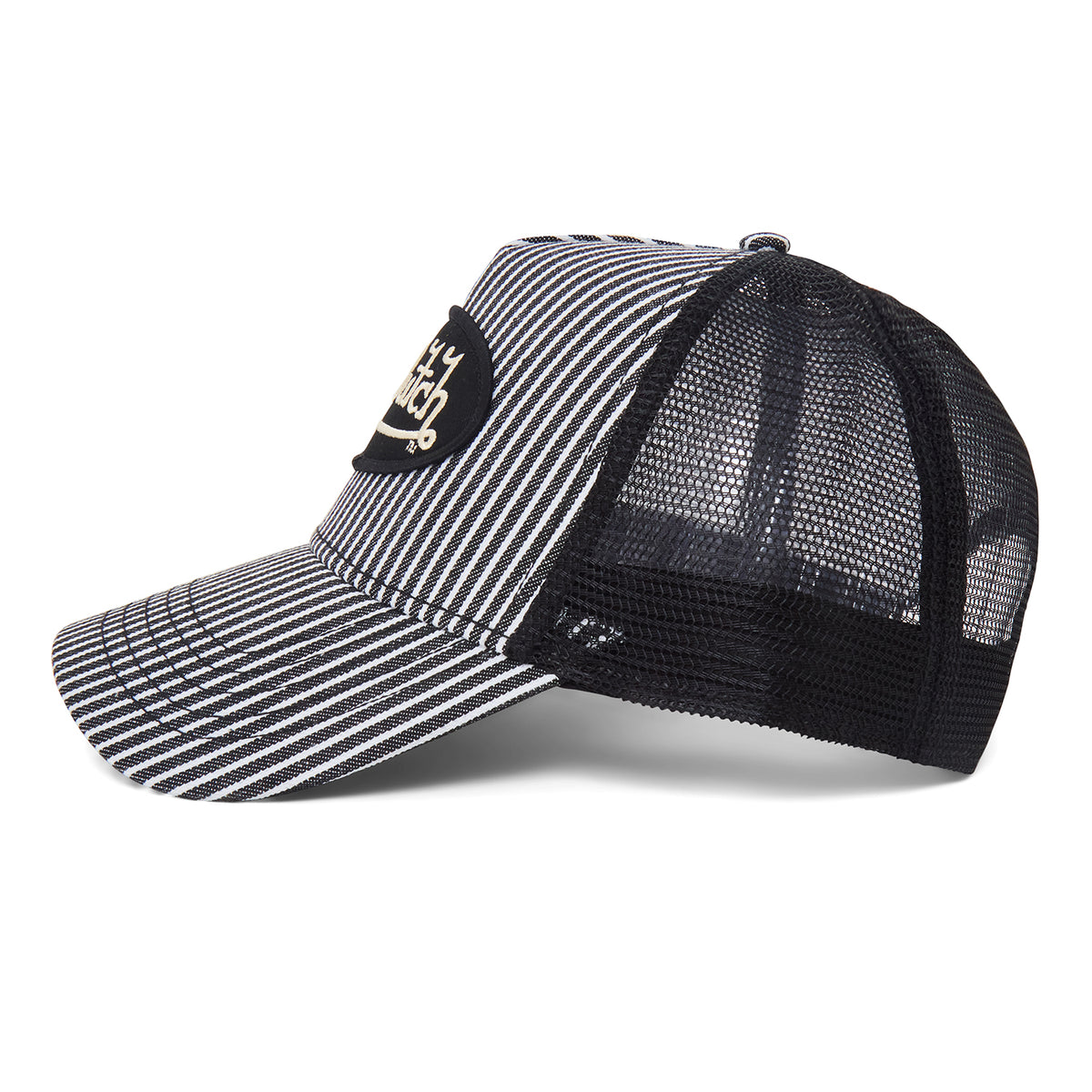 Black Railroad Trucker Hat