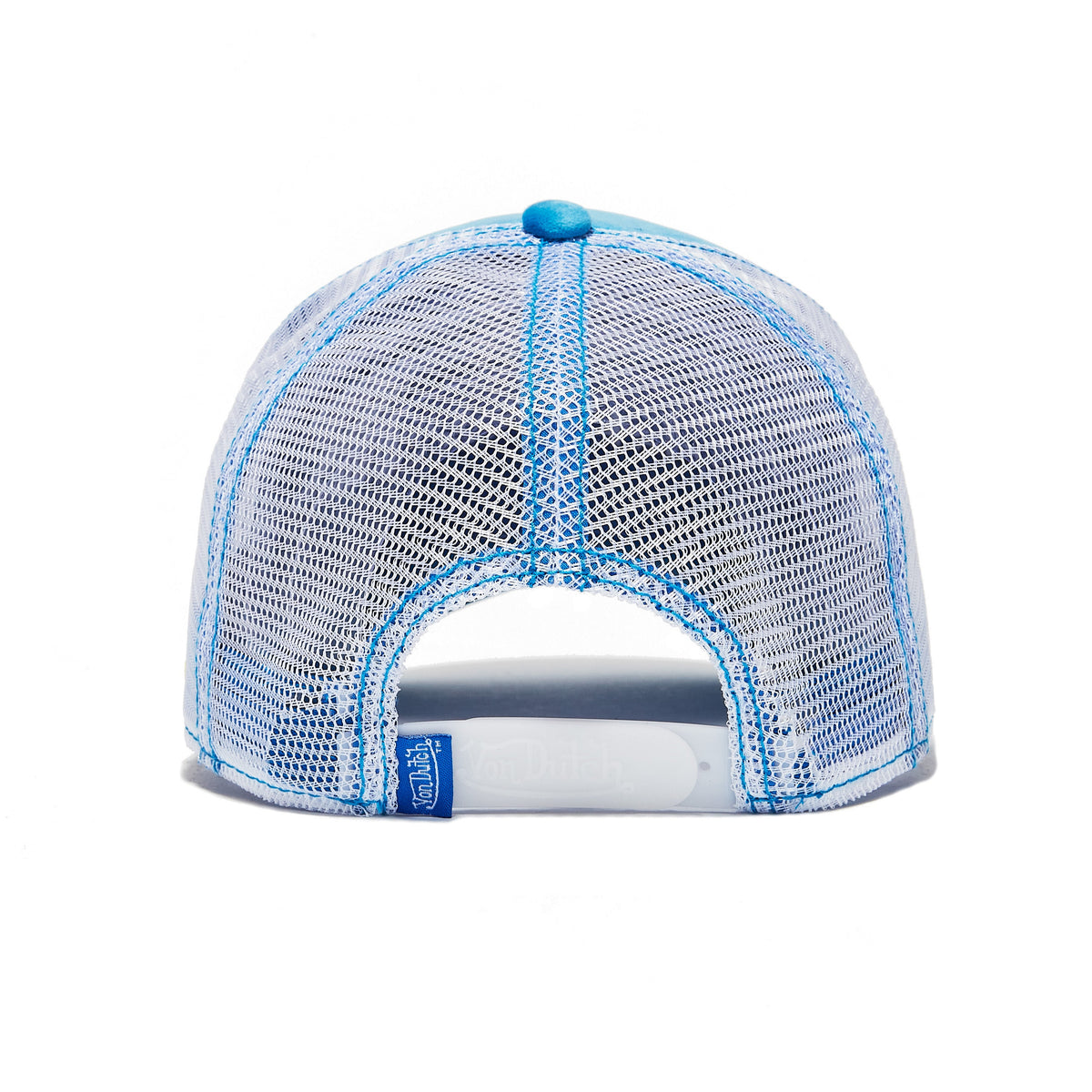 Blue Crush Velvet Trucker Hat