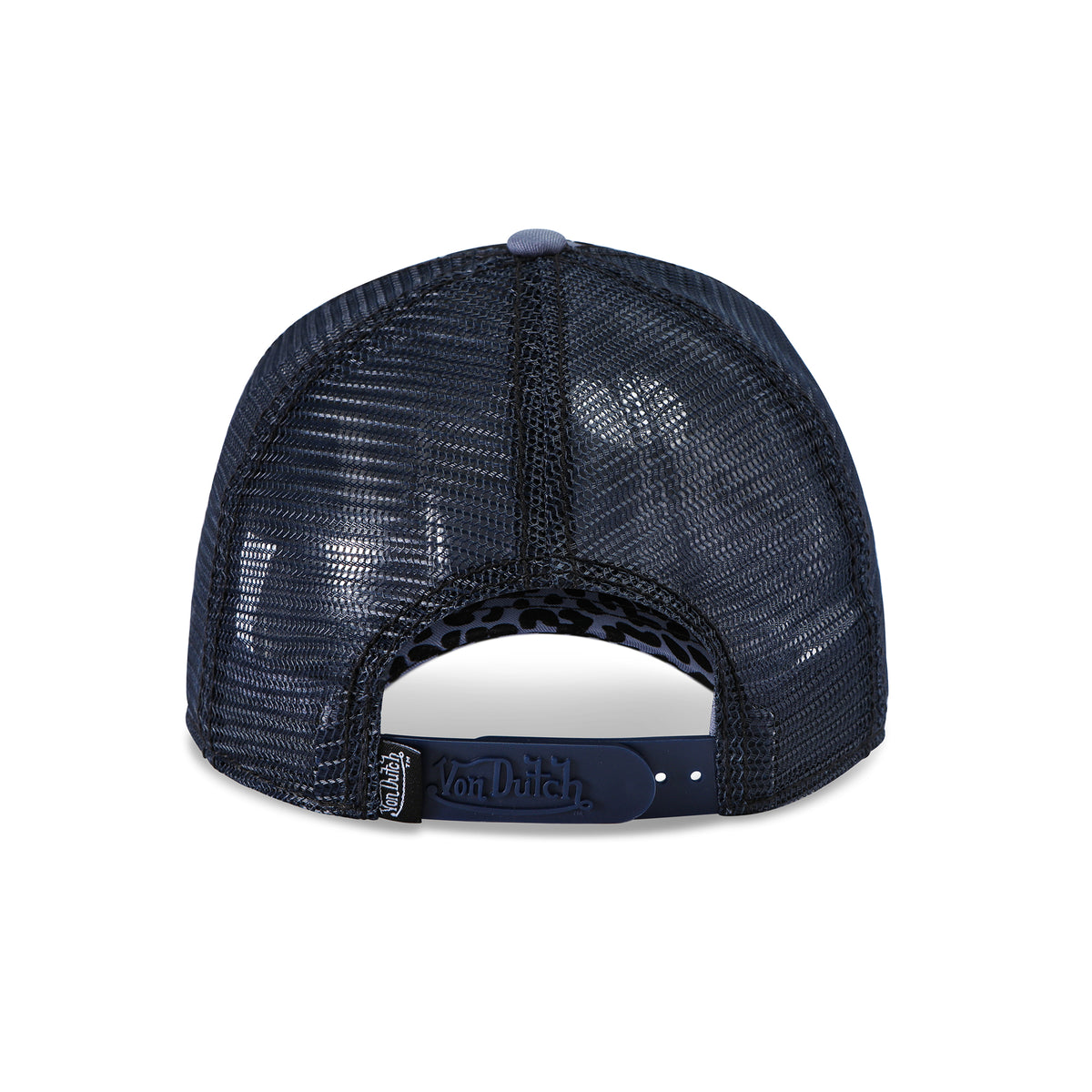 Blueberry Cheetah Velvet Trucker Hat