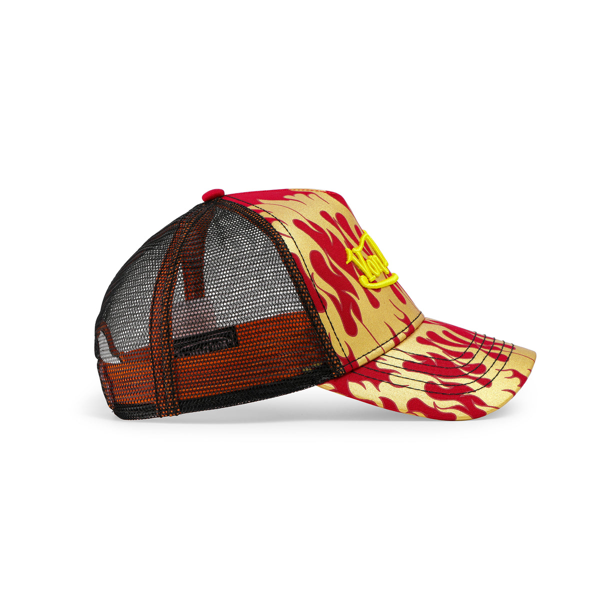 City of Angels Red Yellow Trucker Hat