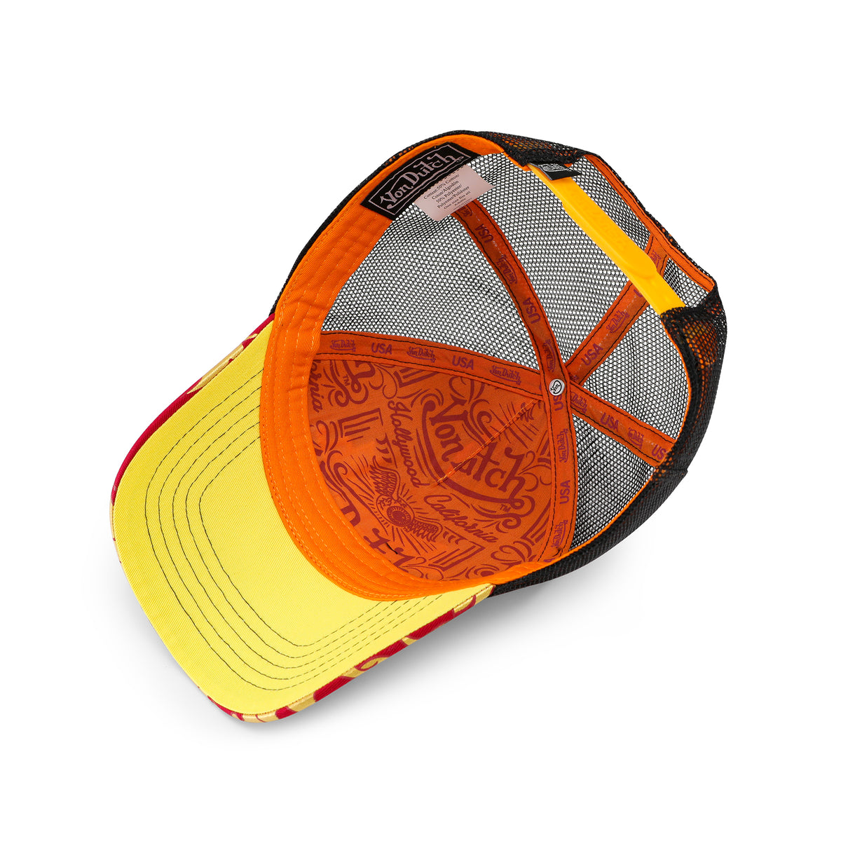 City of Angels Red Yellow Trucker Hat
