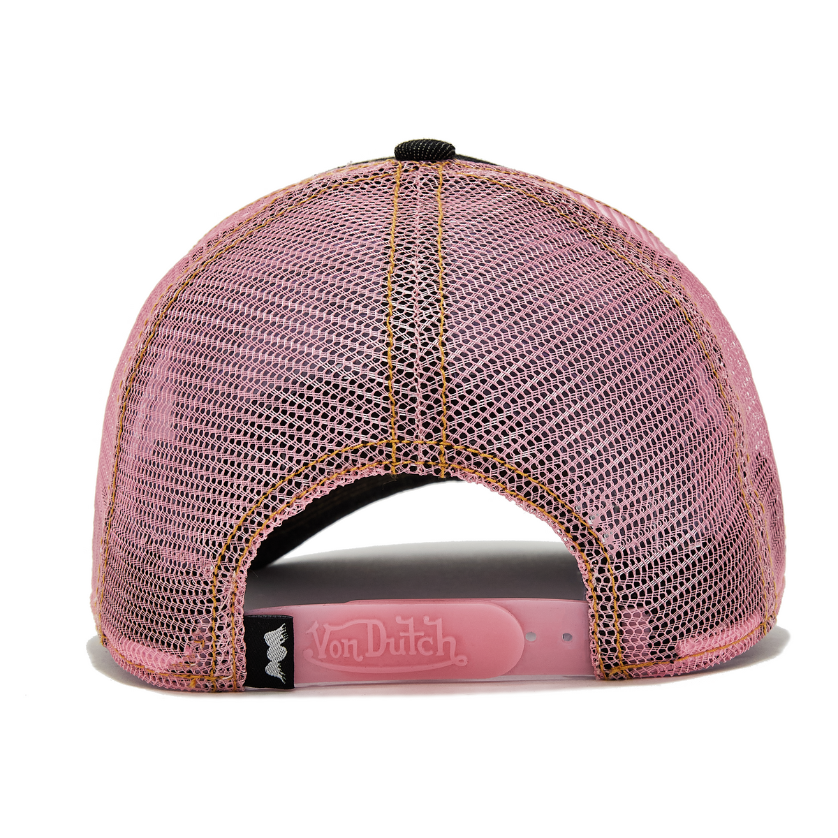 Dark Denim Pink Logo Trucker Hat