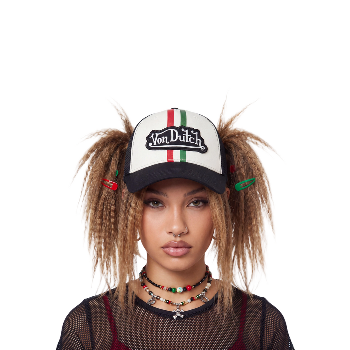 Euro Stripe Trucker Hat