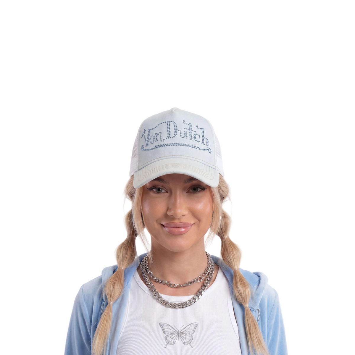 Light Stone Denim Trucker Hat 339