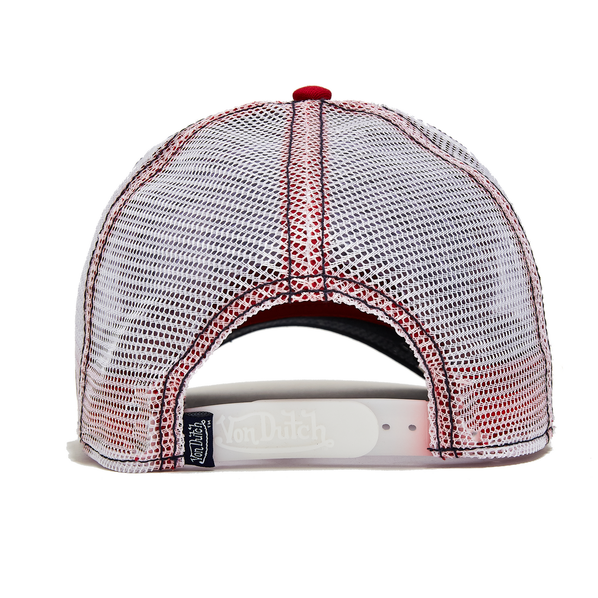 Navy with Red Trucker Hat